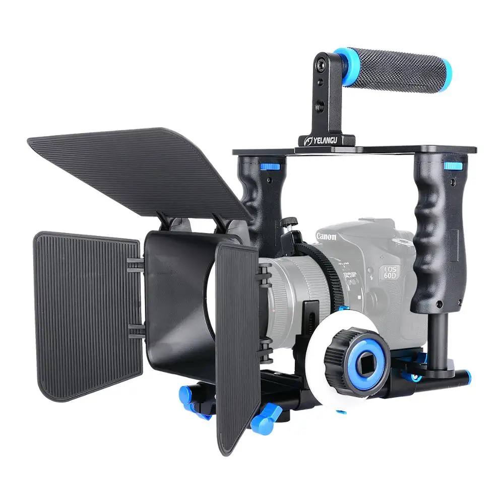 Camera Shoulder Rig Kit - Powerwin dslr câmera estabilizador gaiola vídeo