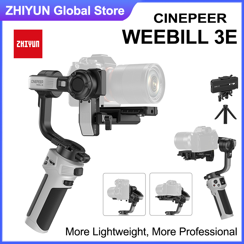 Camera Gimbal Stabilizer 3 Axis Dslr - ZHIYUN-CINEPEER WEEBILL 3E Câmera de 3