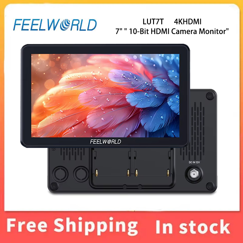 Camera Monitor 7 Inch Hdmi 4K - Monitor de Campo para Câmera FEELWORLD