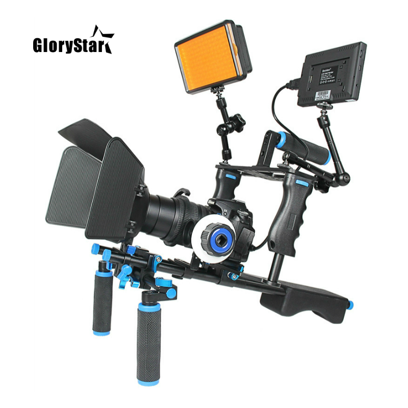 Camera Shoulder Rig Kit - Profissional dslr rig ombro câmera de