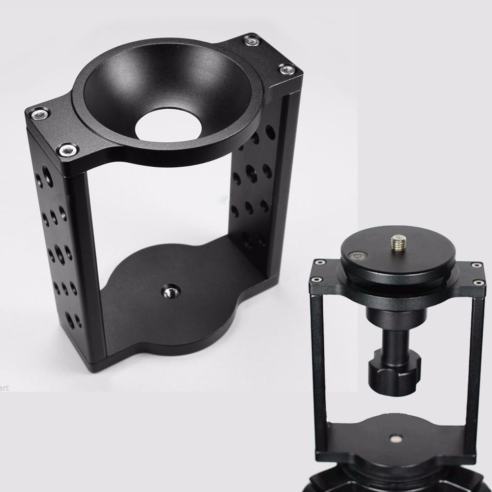 Video Tripod Fluid Head 75Mm - 65mm/75mm/100mm de alumínio meia bola plana