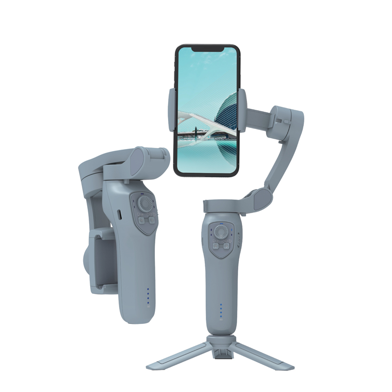 Gimbal Stabilizer For Phone 3 Axis - NOVO L7C Pro Atacado Tripé Dobrável