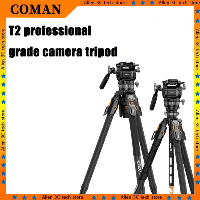 Video Head Tripod Carbon Fiber - Tripé de câmera em fibra de