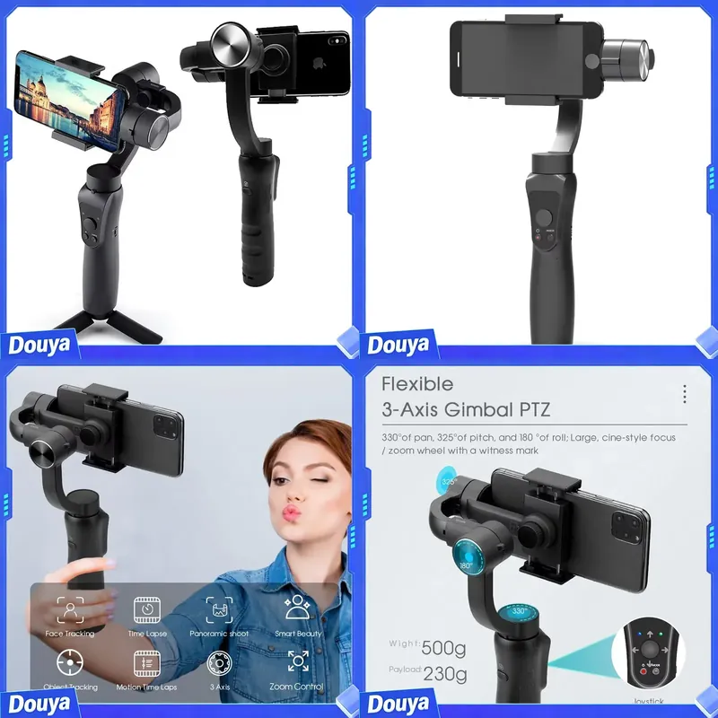 Gimbal Stabilizer For Phone 3 Axis - Estabilizador de câmera Takenoken, tripé portátil