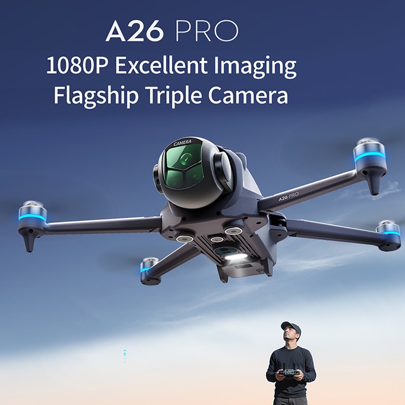 Drone GPS A26 Pro com Controle - Camera Gimbal Stabilizer 3 Axis Dslr avaliação e preço