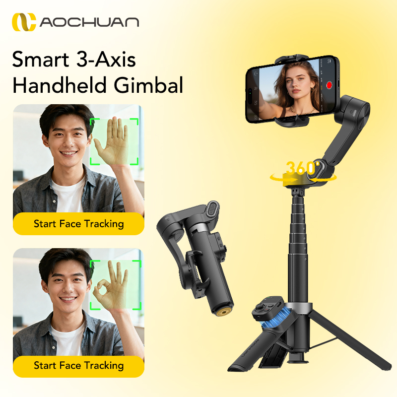 AOCHUAN Smart X3 360 °   Estab - Gimbal Stabilizer For Phone 3 Axis avaliação e preço