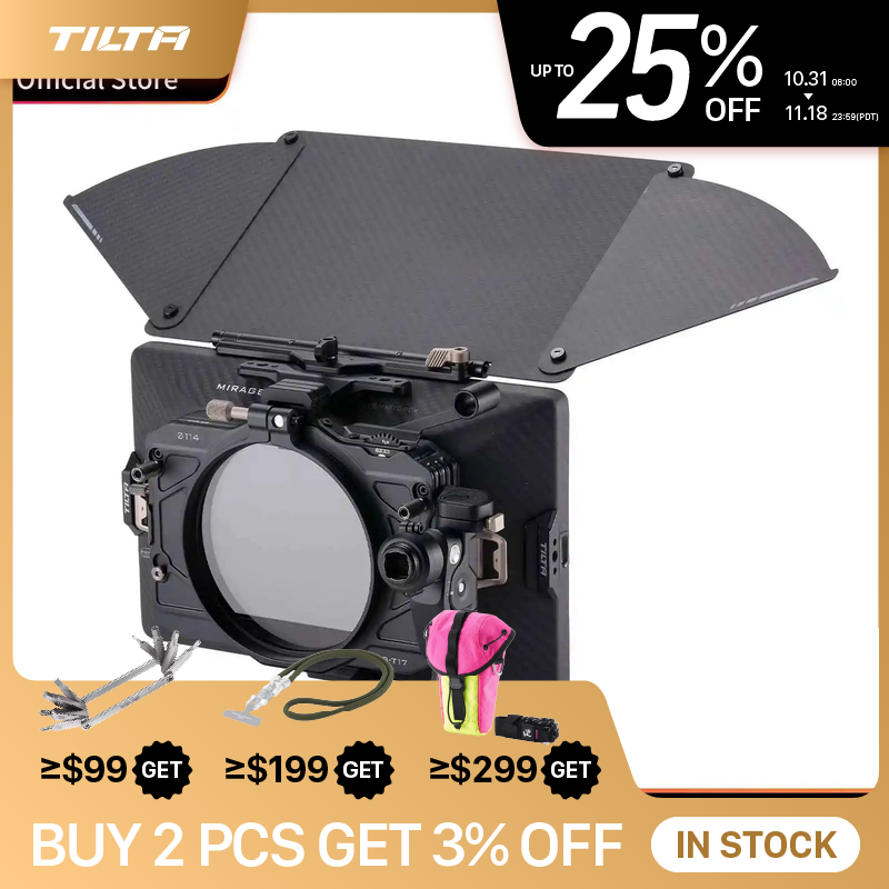 TILTA Mirage Pro Matte Box MB- - Matte Box 4X5.65 avaliação e preço