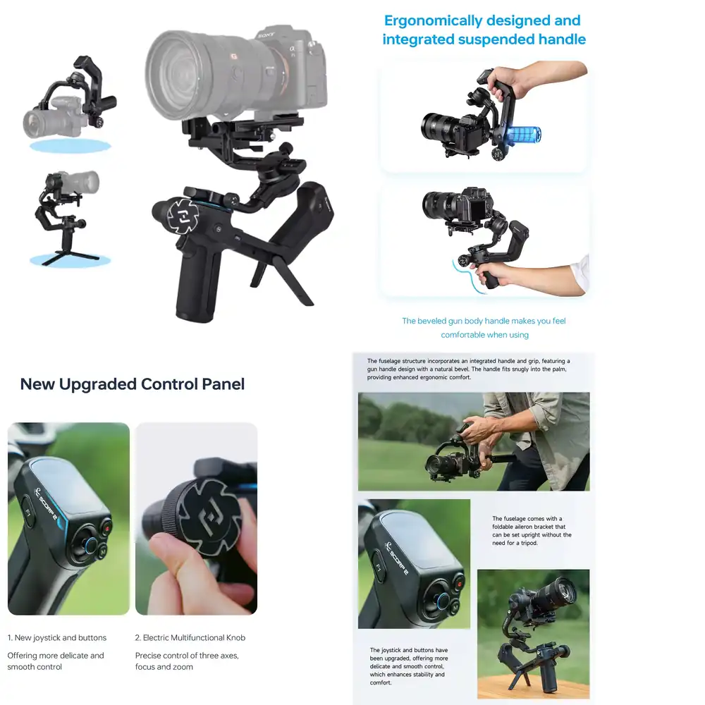 Estabilizador Gimbal Portátil  - Gimbal Stabilizer For Phone 3 Axis avaliação e preço