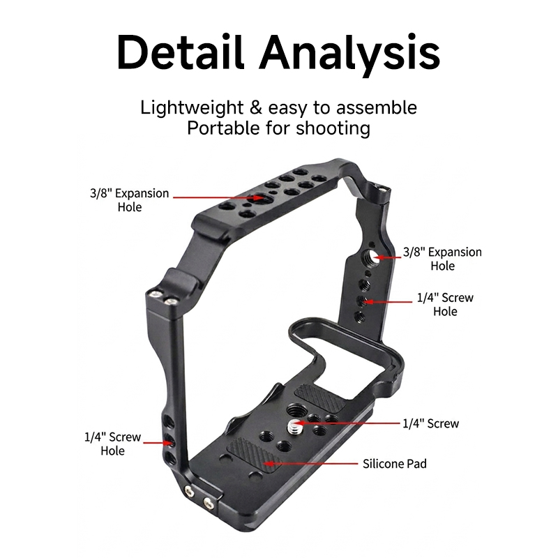 Suporte para Câmera Canon EOS  - Camera Cage Rig Dslr avaliação e preço