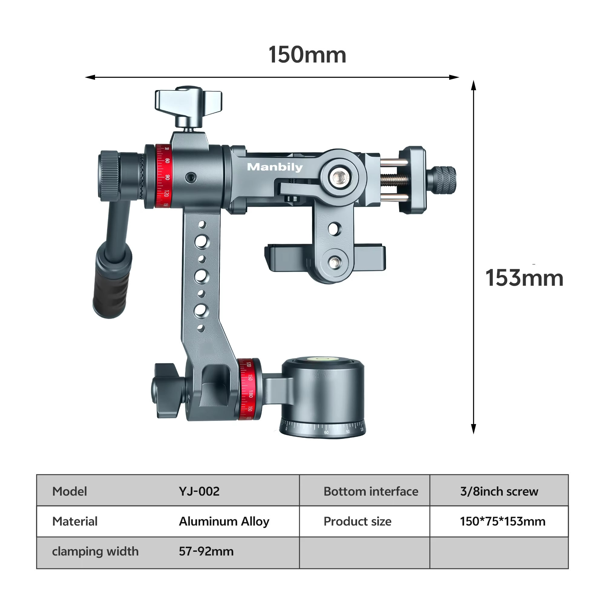 Estabilizador Móvel Manbily de - Gimbal Stabilizer For Phone 3 Axis avaliação e preço