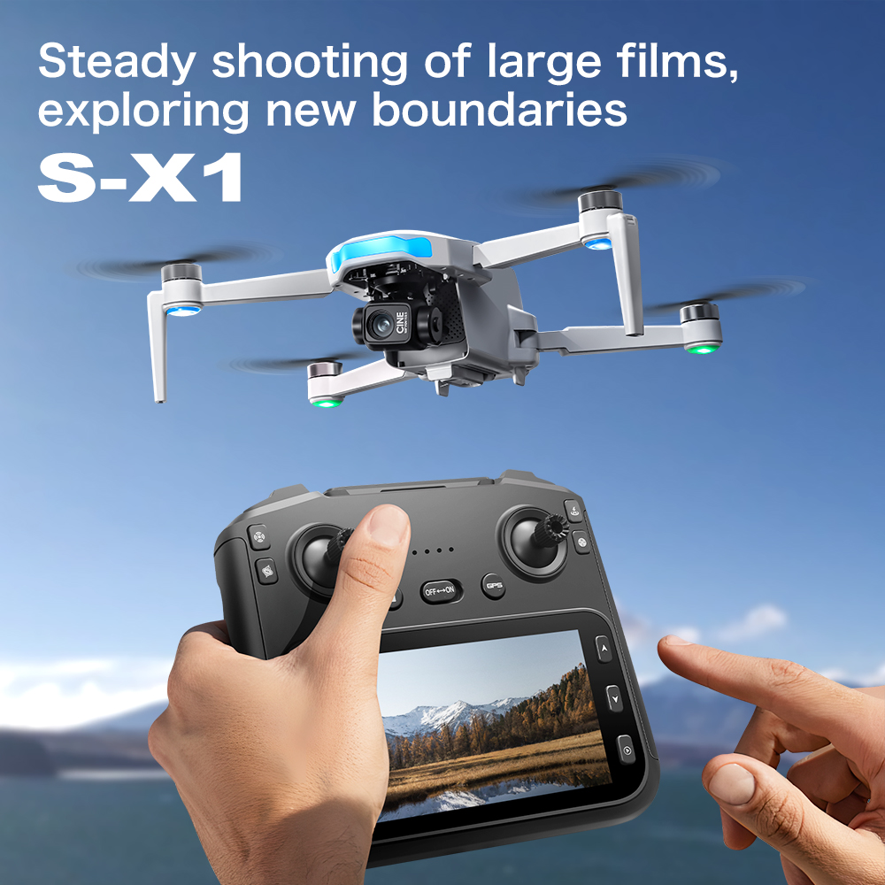 Drone Aéreo Original S-X1 GPS  - Camera Gimbal Stabilizer 3 Axis Dslr avaliação e preço