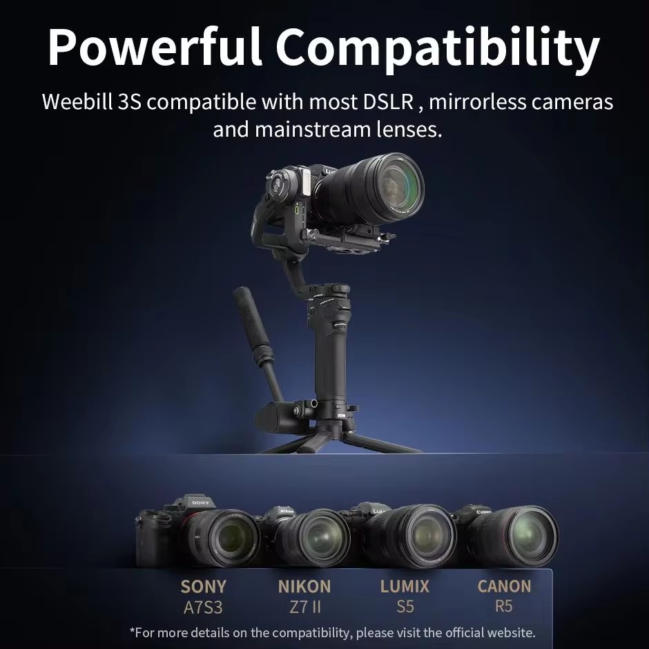 Estabilizador de Câmera Zhiyun - Camera Gimbal Stabilizer 3 Axis Dslr avaliação e preço