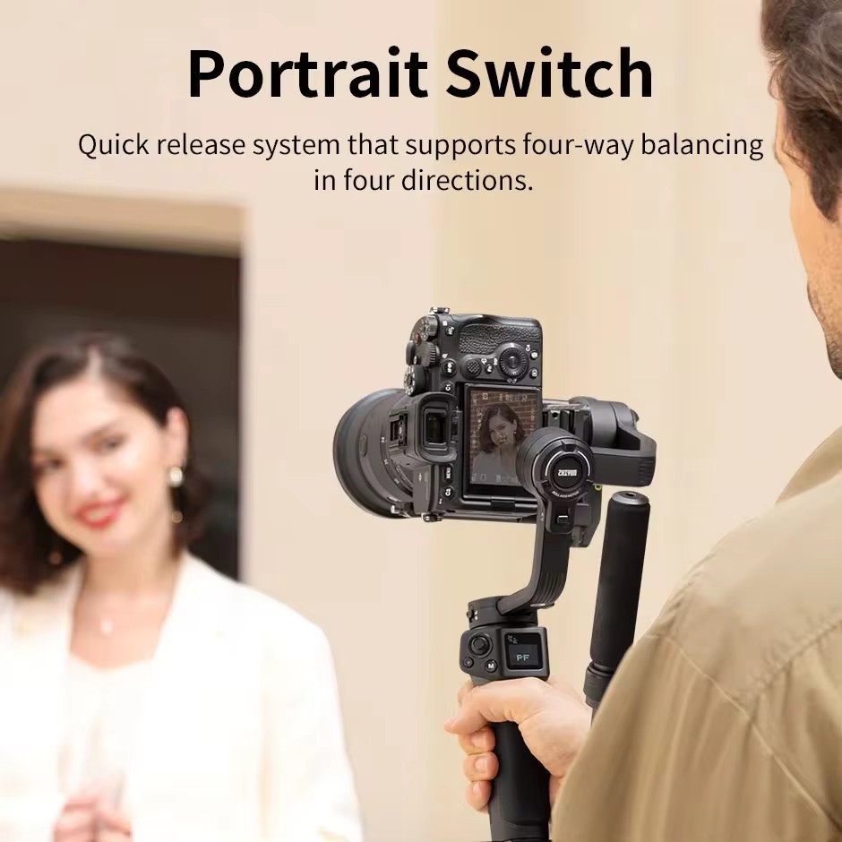 Estabilizador de Câmera Zhiyun - Camera Gimbal Stabilizer 3 Axis Dslr avaliação e preço