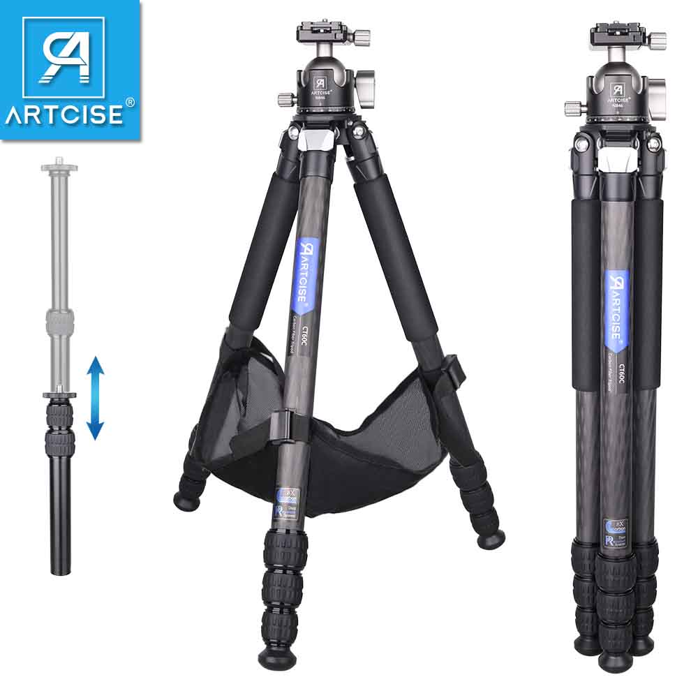 Tripé de Fibra de Carbono ARTC - Video Head Tripod Carbon Fiber avaliação e preço