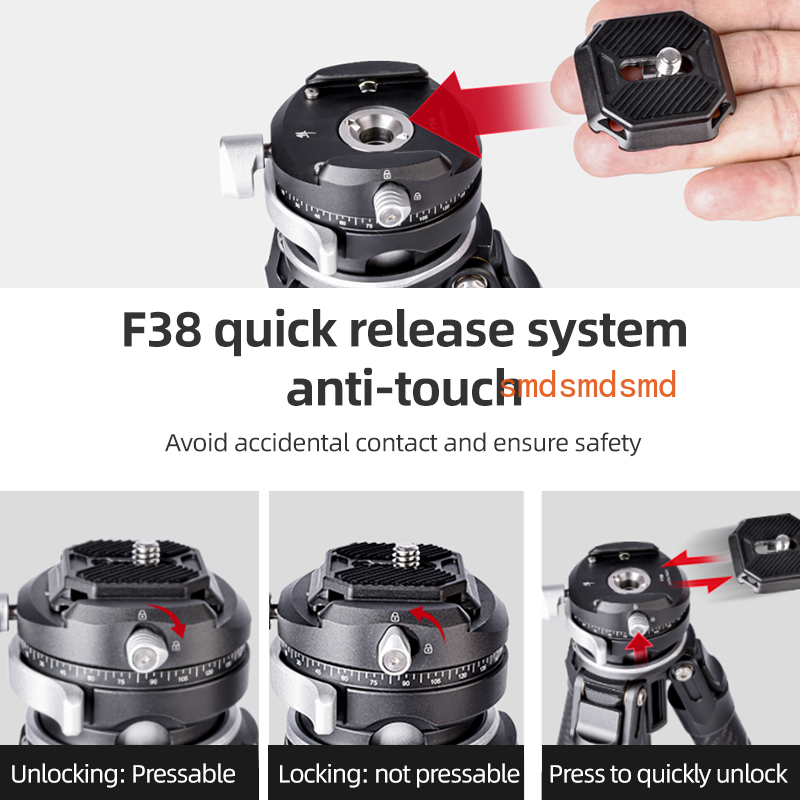 Tripé de Câmera Zero F38 em Fi - Video Head Tripod Carbon Fiber avaliação e preço
