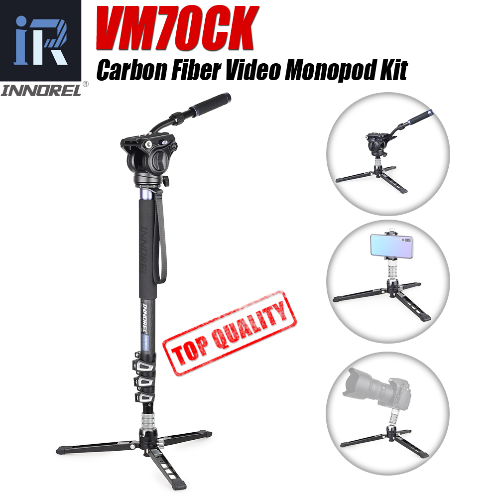 INNOREL-Profissional Fibra De  - Video Head Tripod Carbon Fiber avaliação e preço