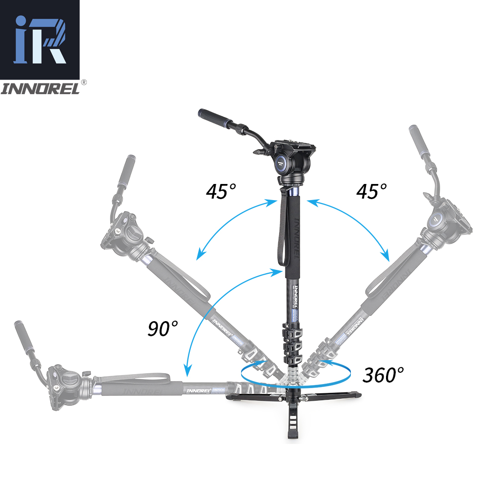 INNOREL-Profissional Fibra De  - Video Head Tripod Carbon Fiber avaliação e preço