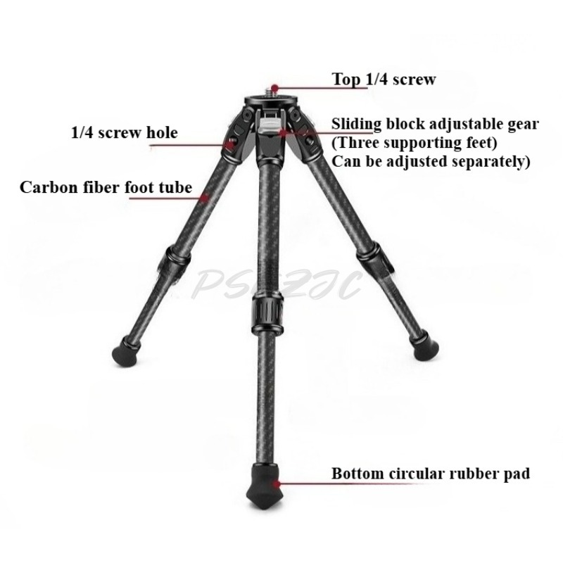 Tripé de fibra de carbono para - Video Head Tripod Carbon Fiber avaliação e preço