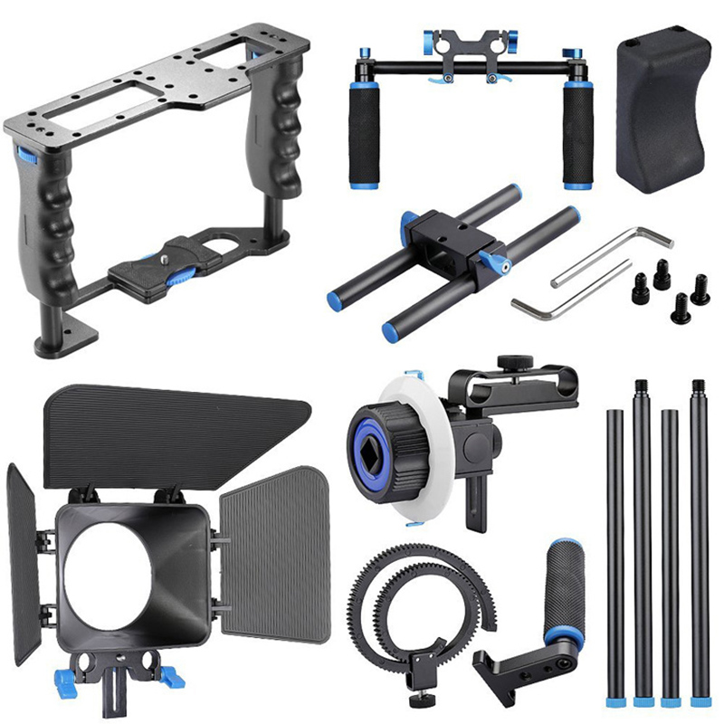 Profissional dslr rig ombro câ - Camera Shoulder Rig Kit avaliação e preço