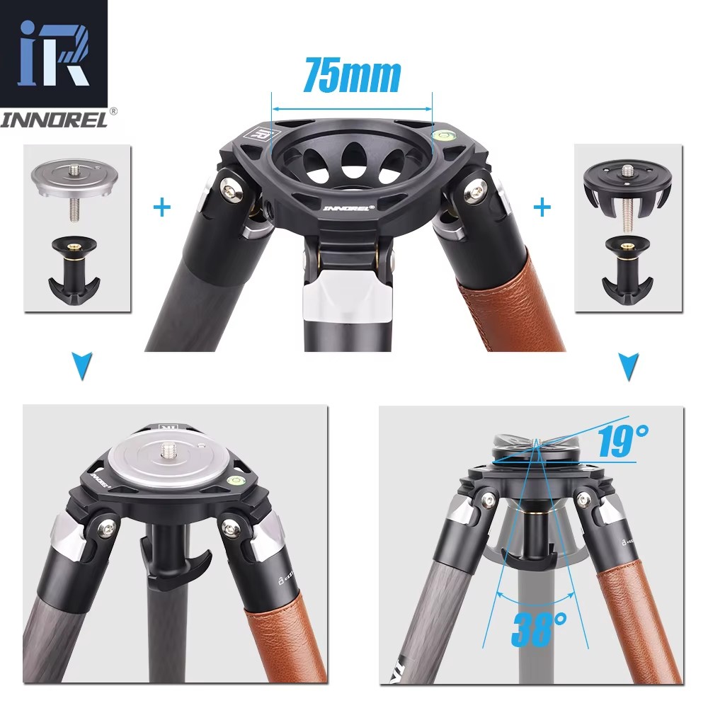 ST344C Tripé Monopé Profission - Video Tripod Fluid Head 75Mm avaliação e preço
