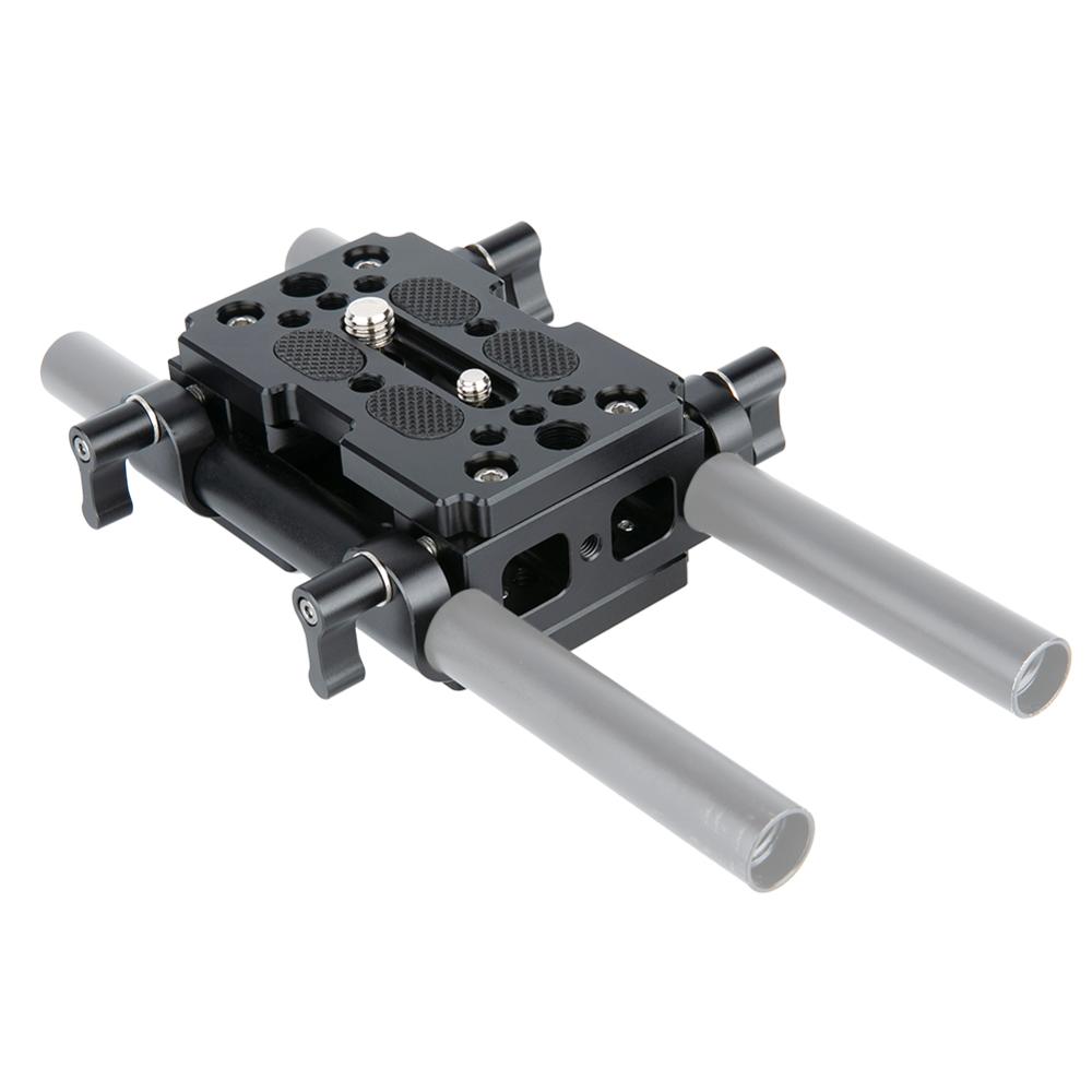 Niceyrig dslr câmera placa de  - Camera Shoulder Rig Kit avaliação e preço