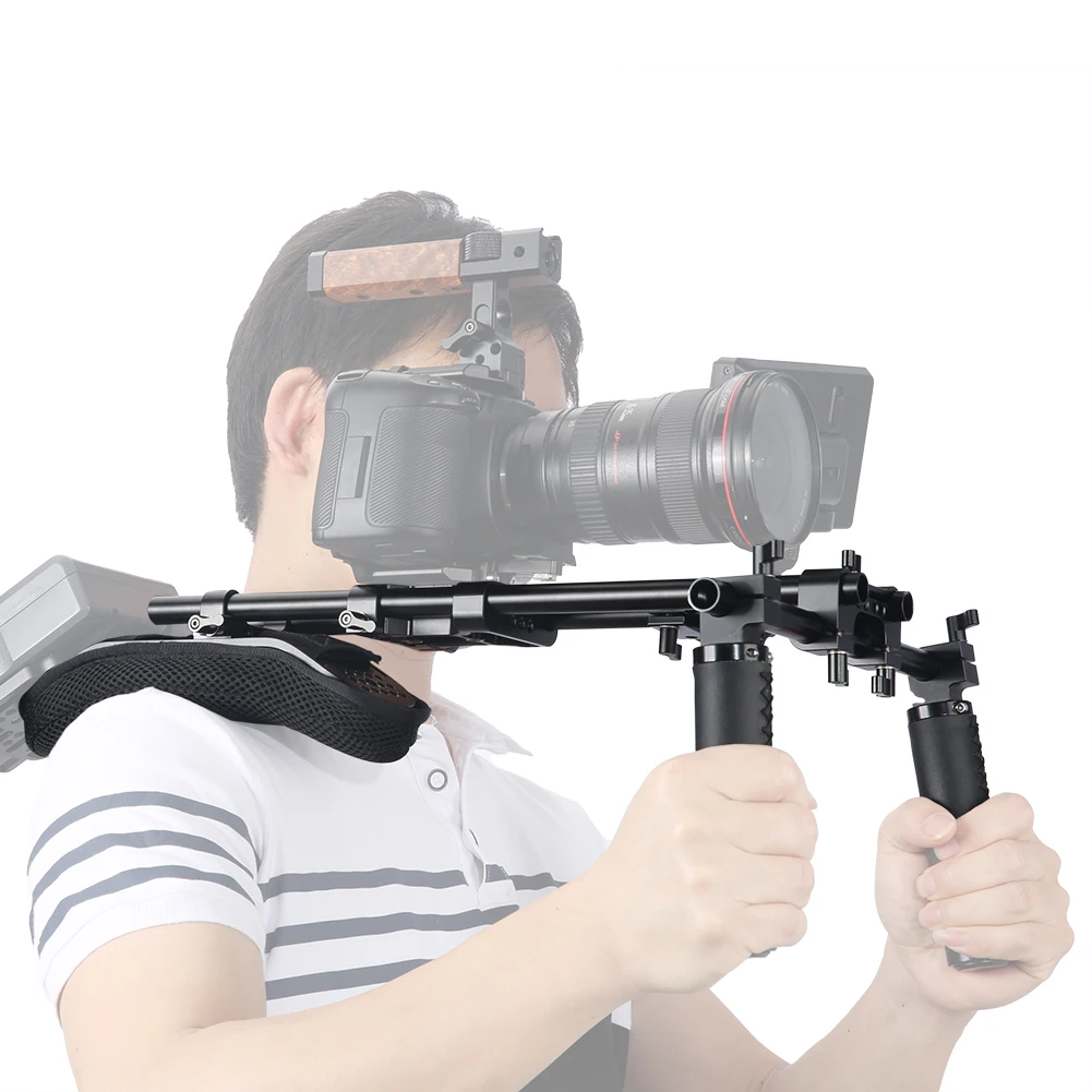 Suporte universal para equipam - Camera Shoulder Rig Kit avaliação e preço