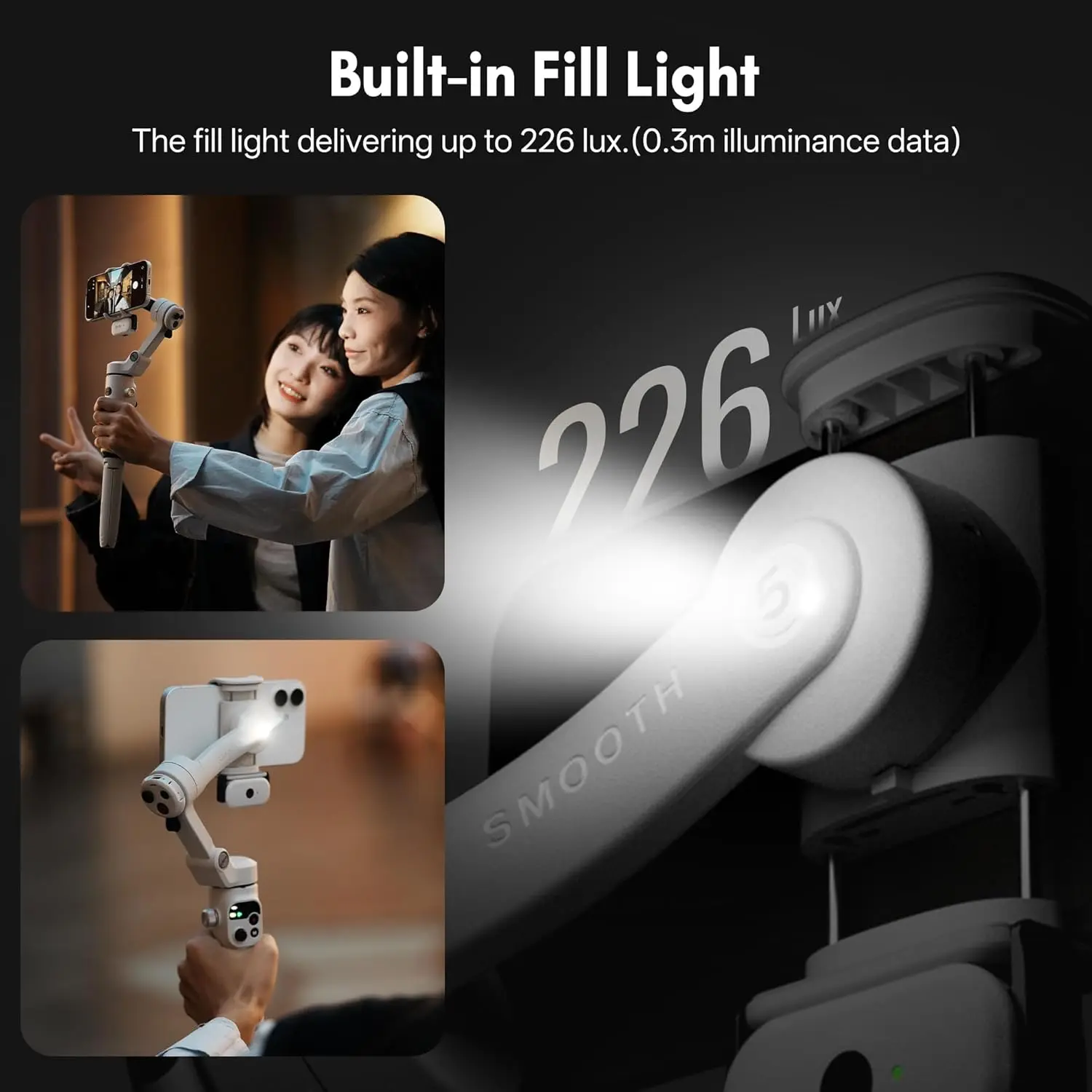 Estabilizador de 3 Eixos ZHIYU - Gimbal Stabilizer For Phone 3 Axis avaliação e preço