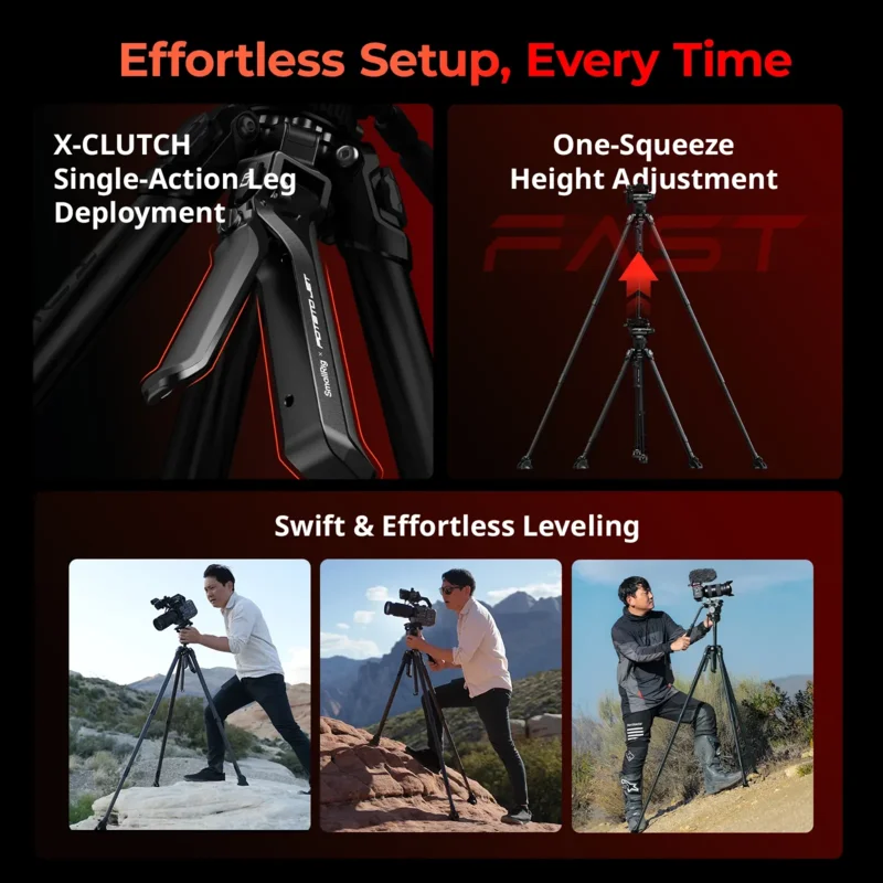 Kit de tripé SmallRig 5755 575 - Video Head Tripod Carbon Fiber avaliação e preço