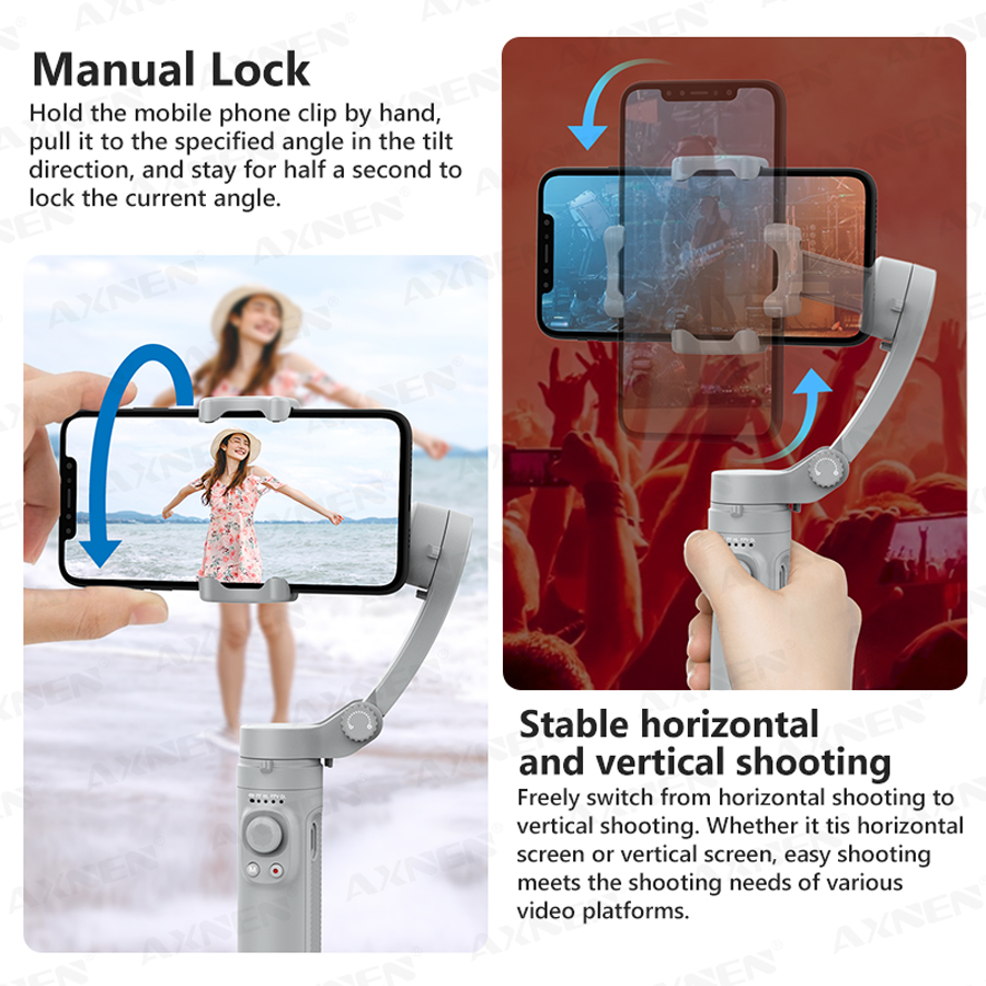 Estabilizador Portátil de 3 Ei - Gimbal Stabilizer For Phone 3 Axis avaliação e preço
