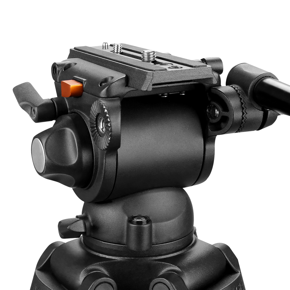 Tripé Profissional de Alumínio - Video Tripod Fluid Head 75Mm avaliação e preço