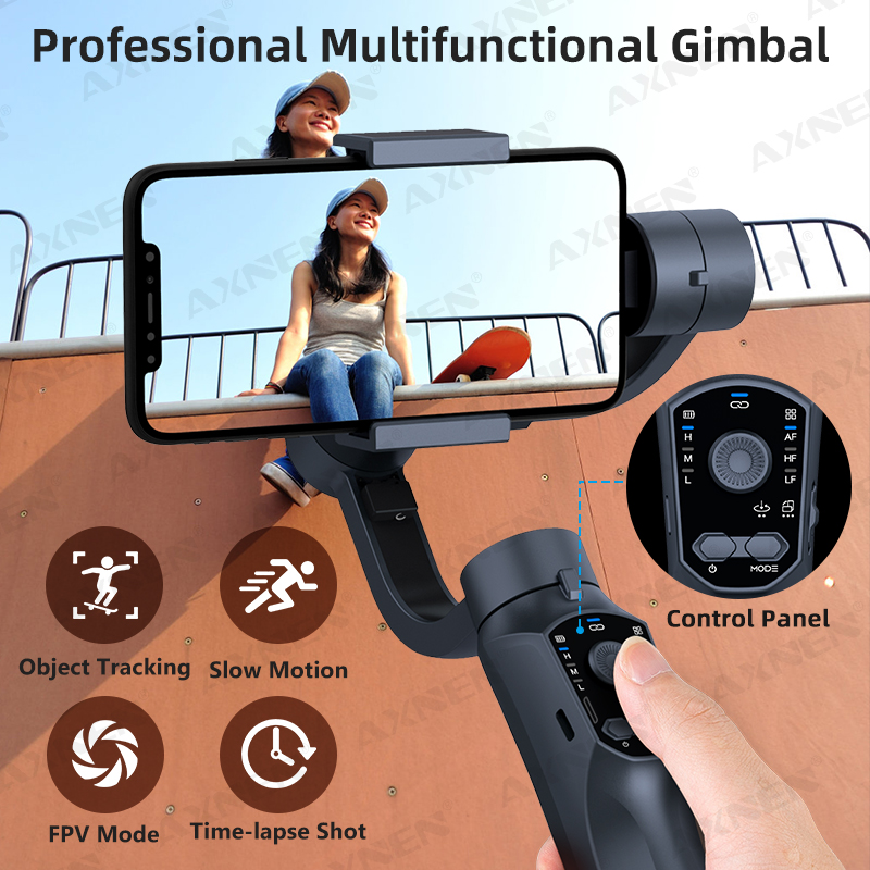 Estabilizador de Smartphone AX - Gimbal Stabilizer For Phone 3 Axis avaliação e preço