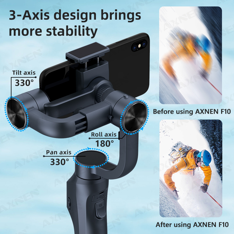 Estabilizador de Smartphone AX - Gimbal Stabilizer For Phone 3 Axis avaliação e preço