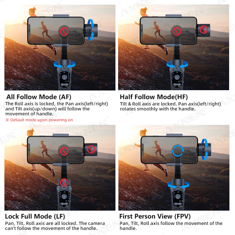 Estabilizador de Smartphone AX - Gimbal Stabilizer For Phone 3 Axis avaliação e preço