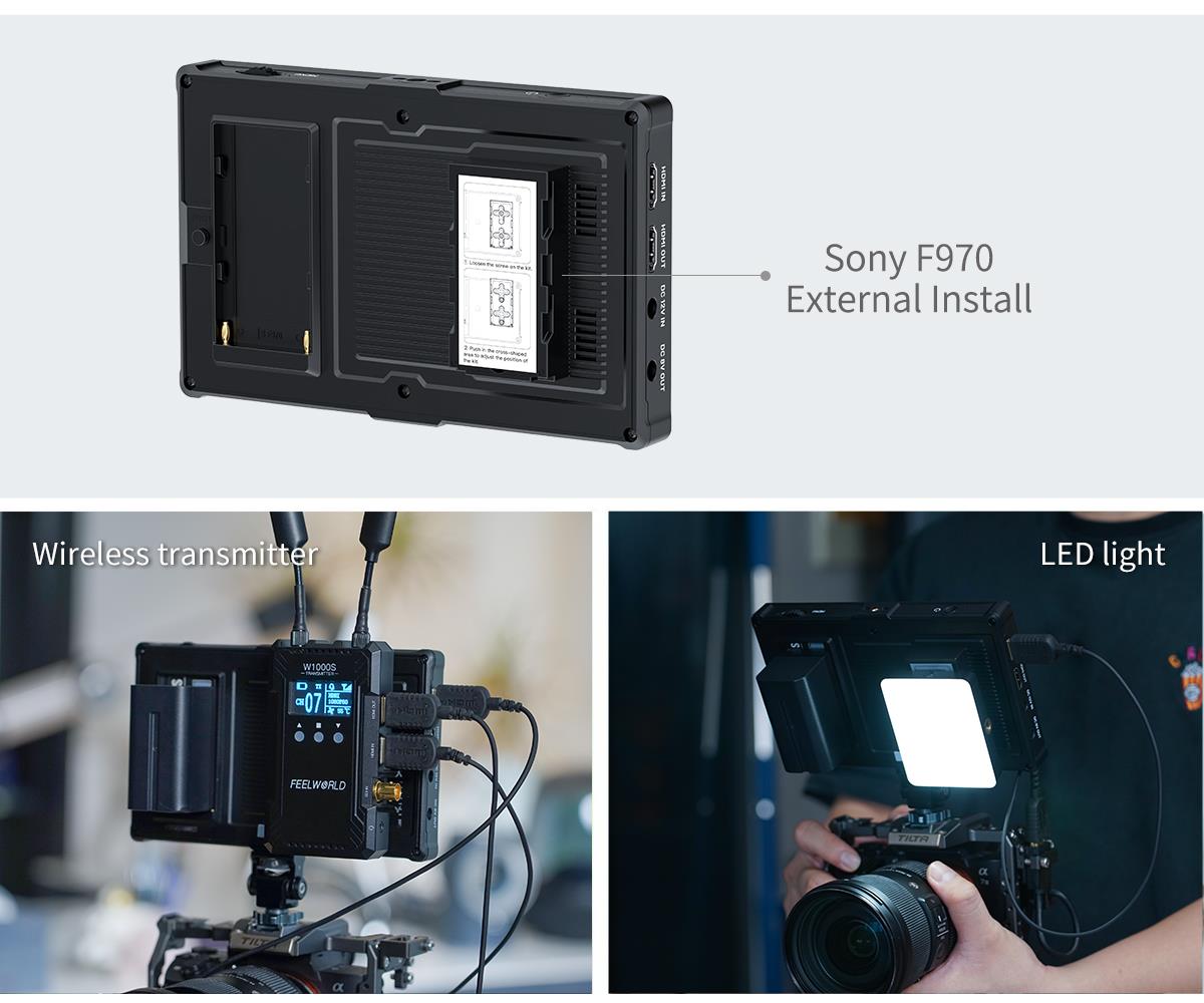 FEELWORLD F7 PLUS Monitor de C - Camera Monitor 7 Inch Hdmi 4K avaliação e preço