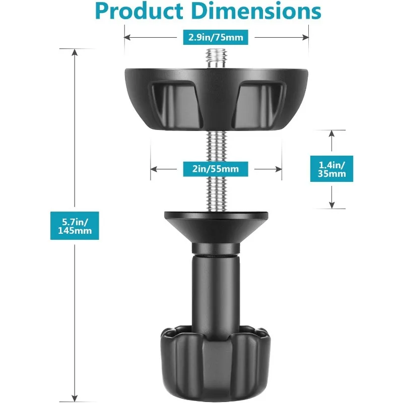 Adaptador de Bola de 75mm, Ada - Video Tripod Fluid Head 75Mm avaliação e preço