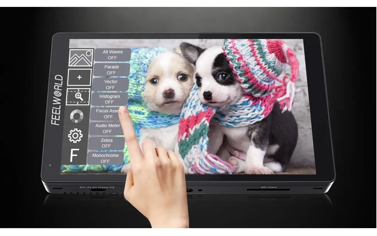 Monitor de Campo FEELWORLD F7  - Camera Monitor 7 Inch Hdmi 4K avaliação e preço
