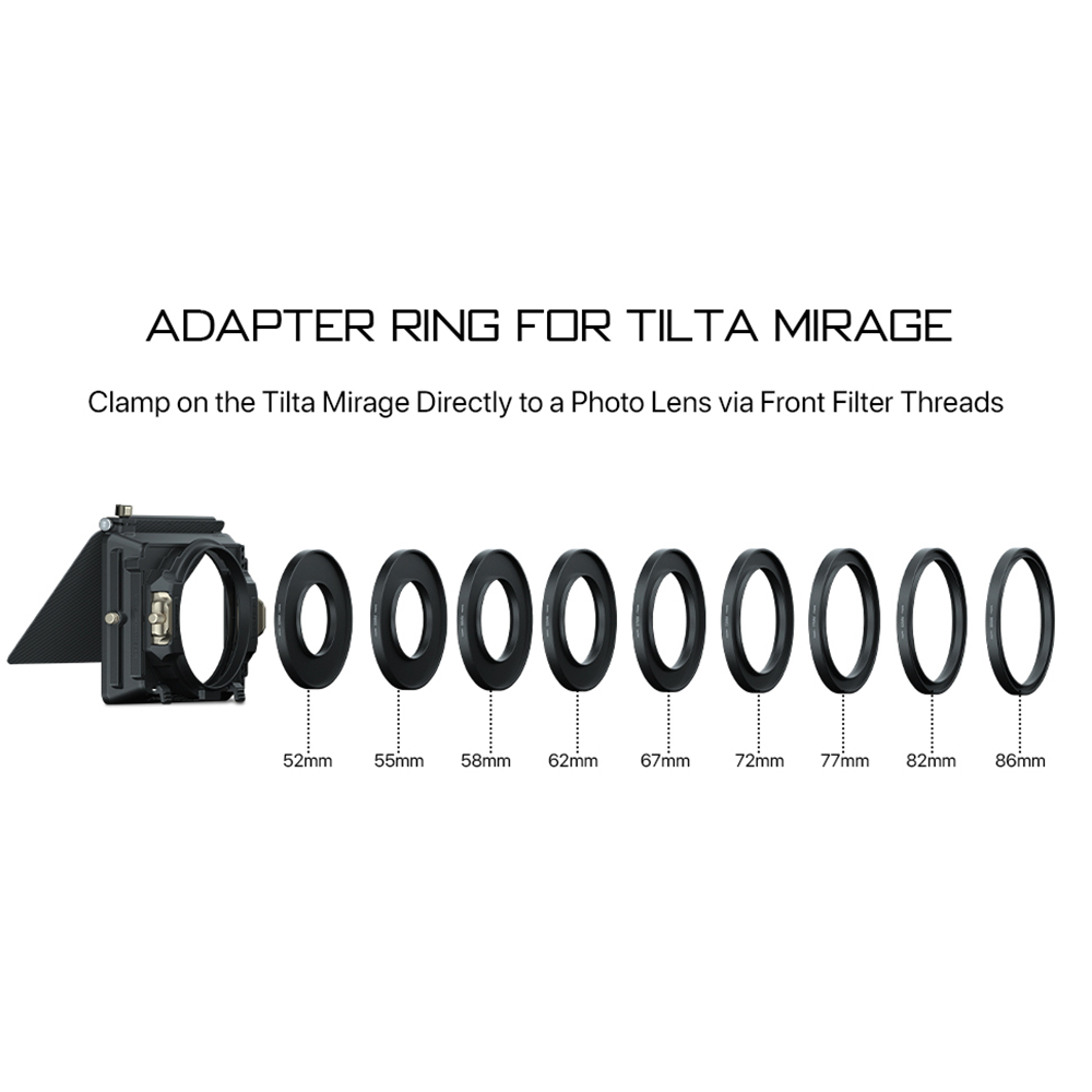 Anel adaptador de lente TILTA  - Matte Box 4X5.65 avaliação e preço