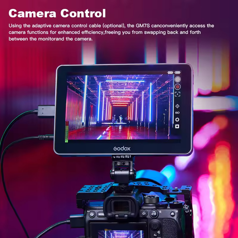 Godox GM7S 4K HDMI Monitor de  - Camera Monitor 7 Inch Hdmi 4K avaliação e preço