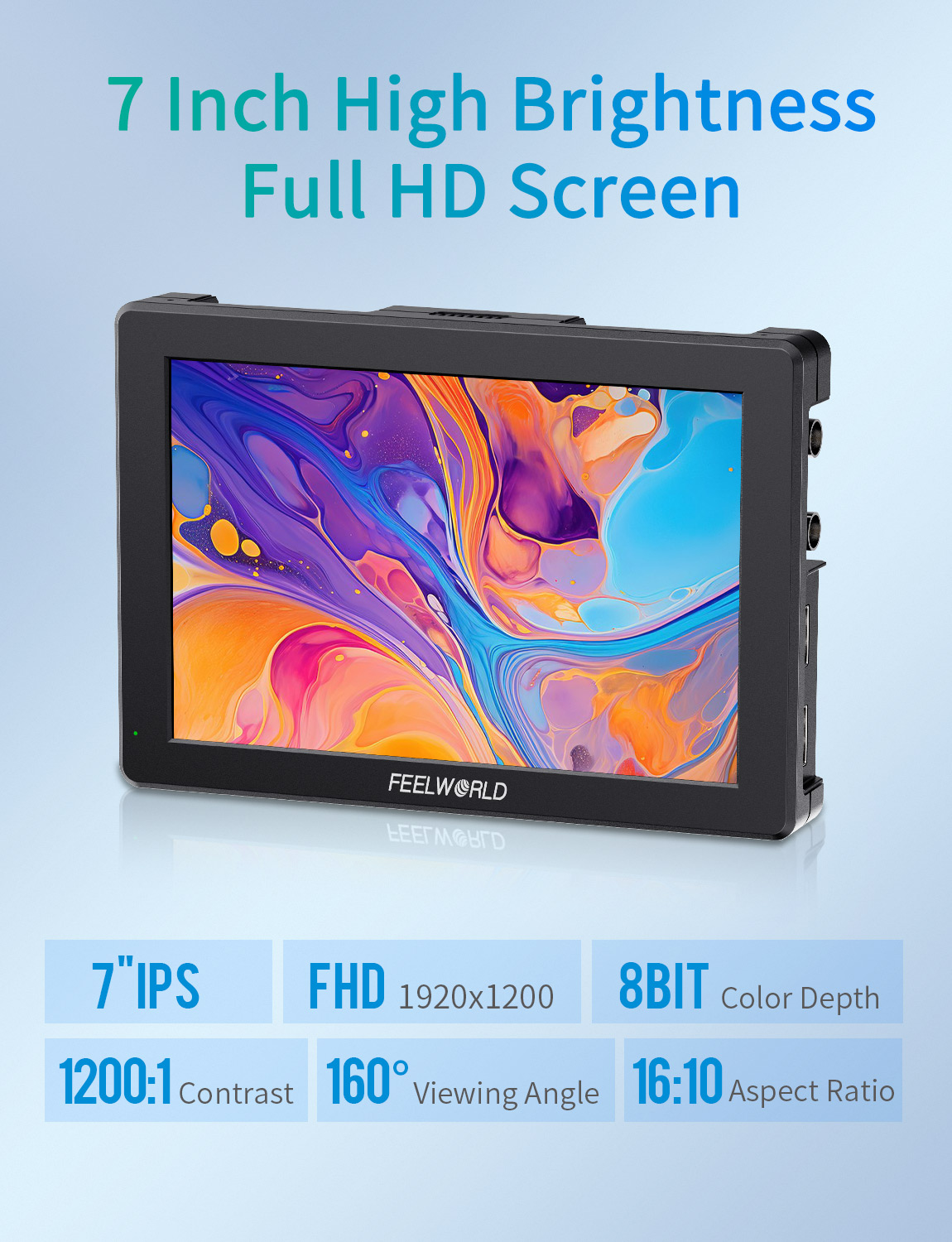 FEELWORLD T7S PRO 7 Polegada 2 - Camera Monitor 7 Inch Hdmi 4K avaliação e preço