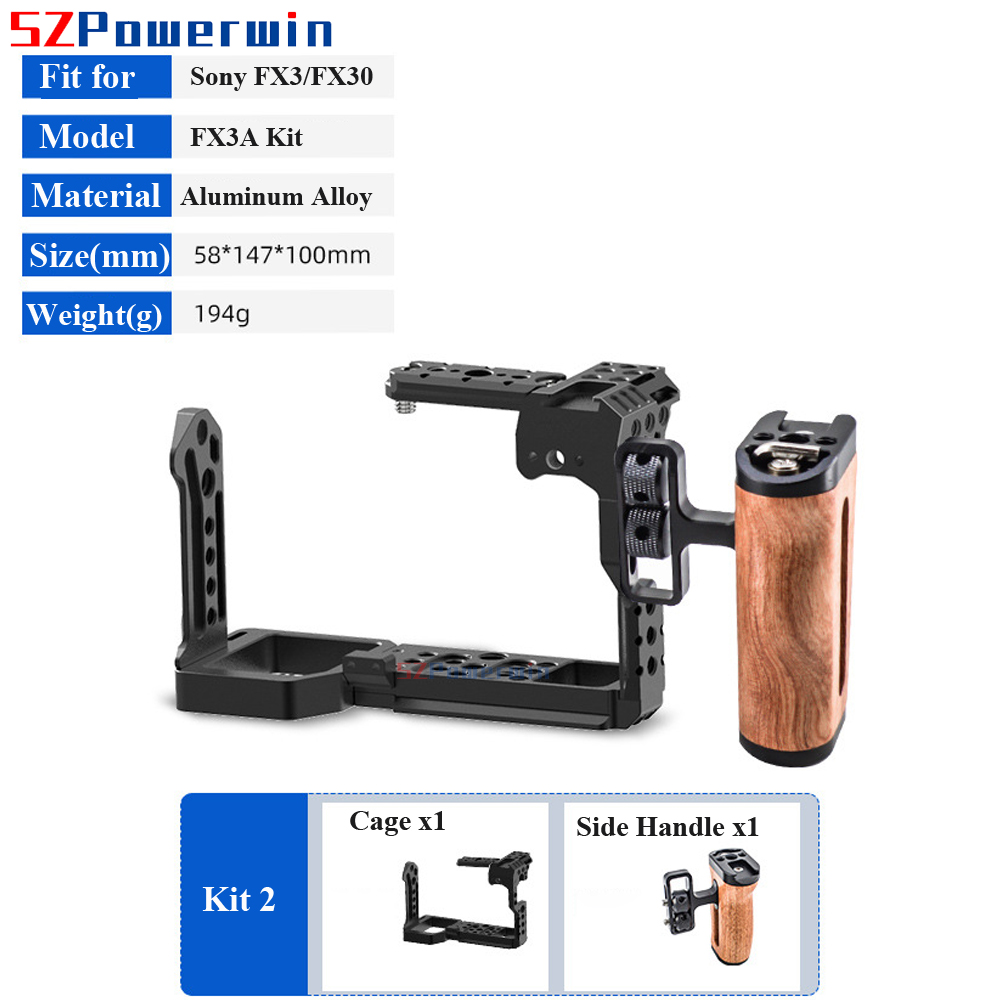 Powerwin para Câmera Sony FX3  - Camera Cage Rig Dslr avaliação e preço