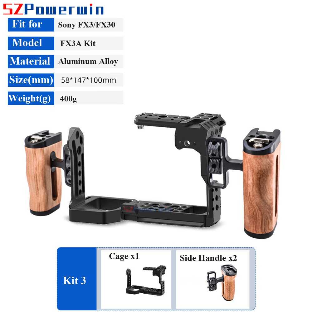 Powerwin para Câmera Sony FX3  - Camera Cage Rig Dslr avaliação e preço