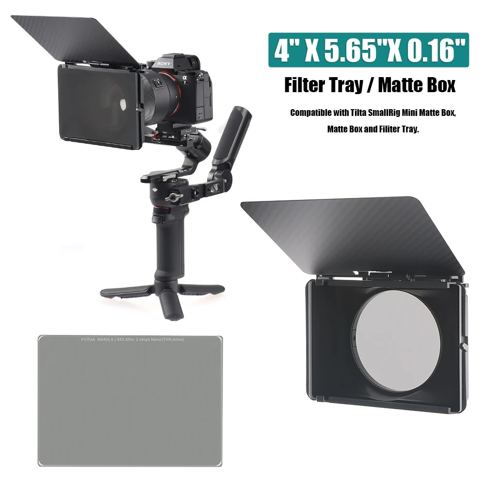 Filtro quadrado FOTGA, filtro  - Matte Box 4X5.65 avaliação e preço