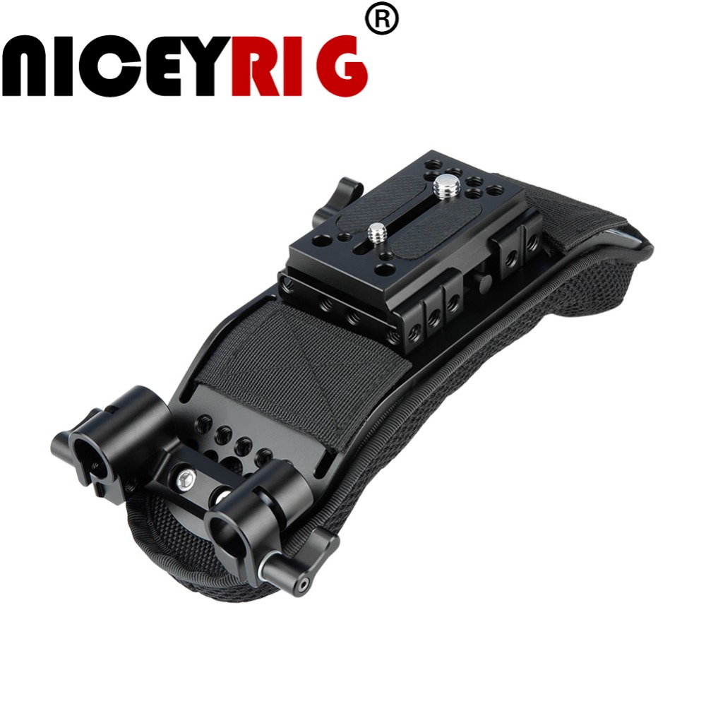 Niceyrig almofada de ombro par - Camera Shoulder Rig Kit avaliação e preço