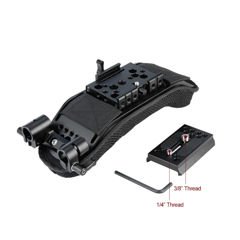 Niceyrig almofada de ombro par - Camera Shoulder Rig Kit avaliação e preço