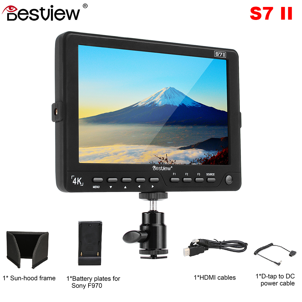 Bestview S7II 7 Polegada 4K HD - Camera Monitor 7 Inch Hdmi 4K avaliação e preço
