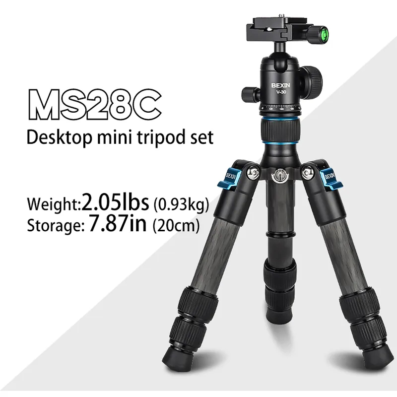 Bexin ms28c mini tripé de mesa - Video Head Tripod Carbon Fiber avaliação e preço