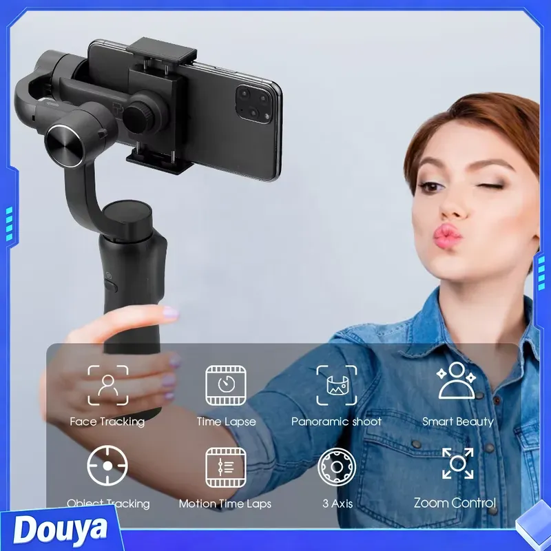 Estabilizador de câmera Takeno - Gimbal Stabilizer For Phone 3 Axis avaliação e preço