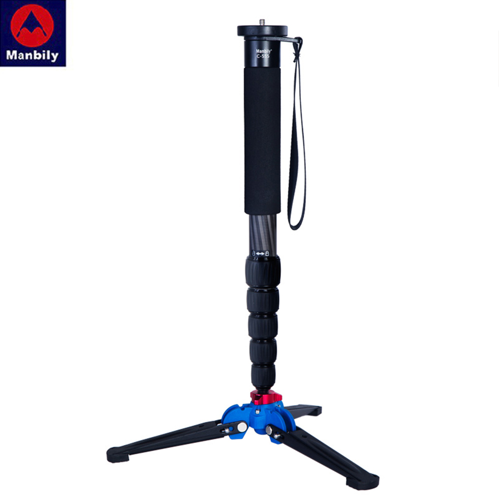 Manbily C-555 profissional de  - Video Head Tripod Carbon Fiber avaliação e preço