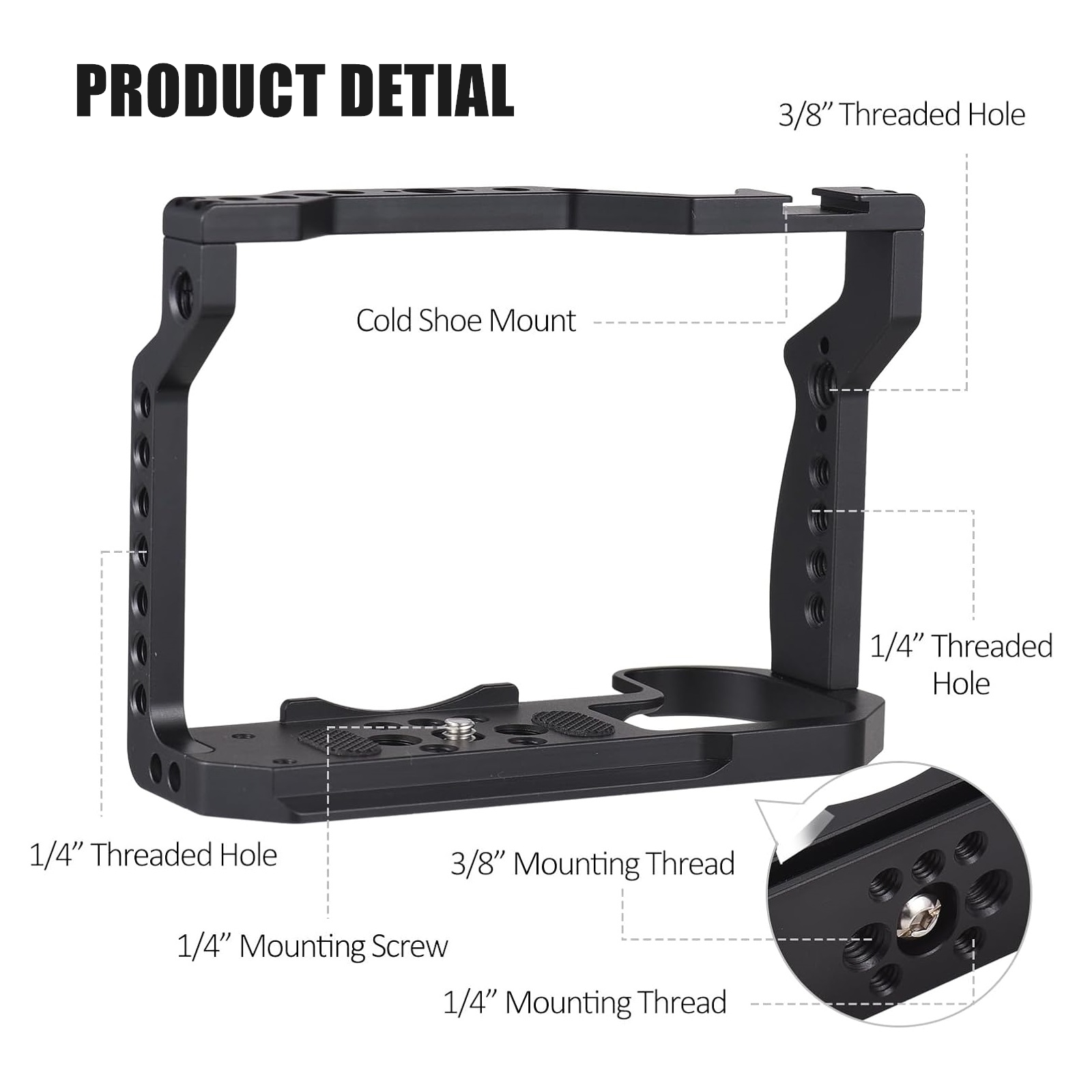 Compatível com gaiola de câmer - Camera Cage Rig Dslr avaliação e preço